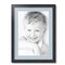 ArtToFrames 17x23" Matted Picture Frame with 13x19" Single Mat Photo Opening Framed in 1.25" Black and 2" Mat (FWM-4083-17x23)